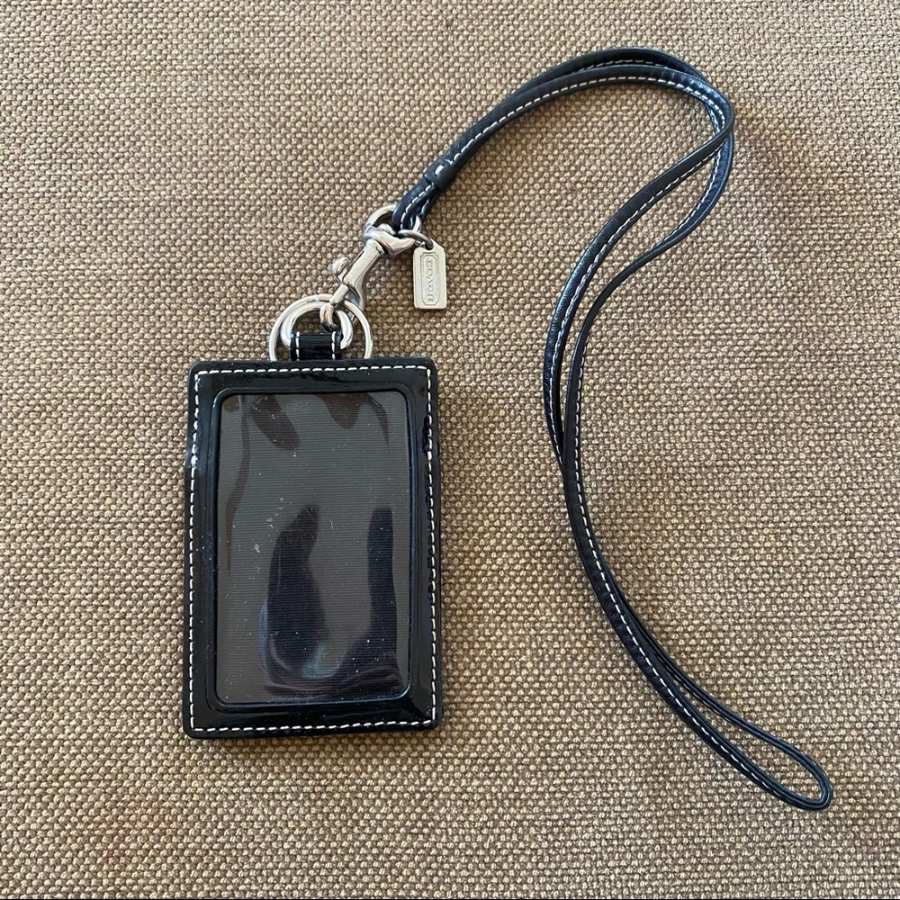 Coach ID lanyard